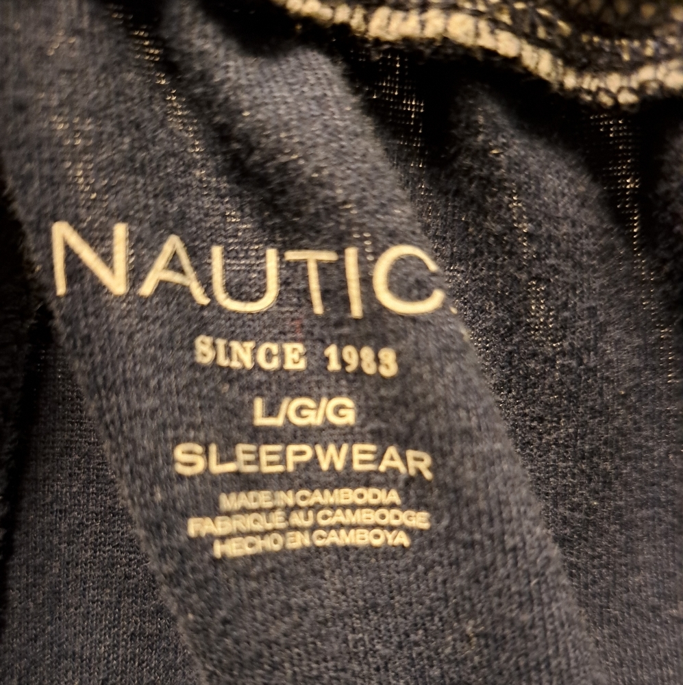 Mens Nautica Pajama/Lounge Pants Size L - Picture 2 of 6
